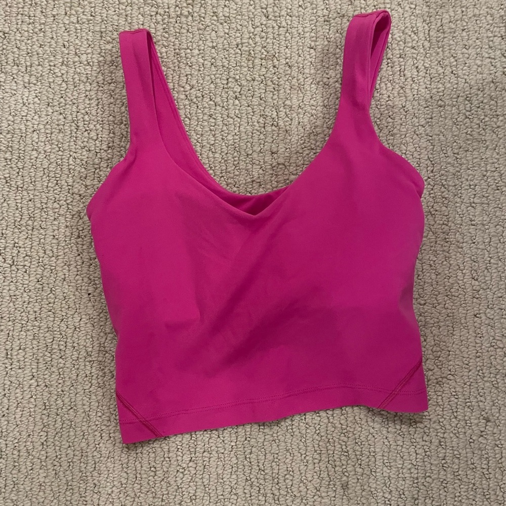 Sonic Pink Lululemon Align tank size 2